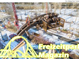 Aufbau des Themenbereichs „Sonnenbucht“ in FANTASIA (Januar 2025)